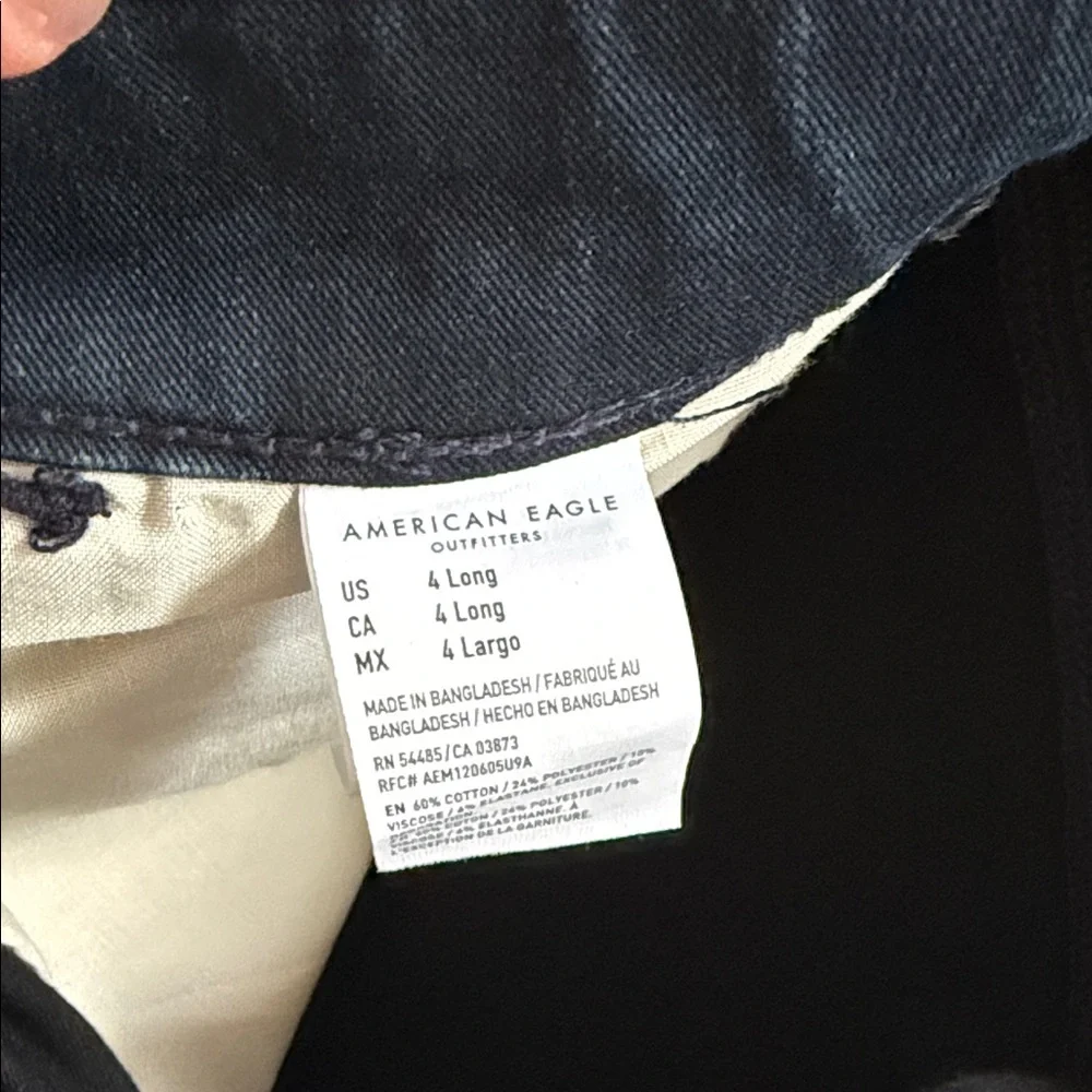 American Eagle Outfitters Dark Indigo High-Rise Skinny Jeans